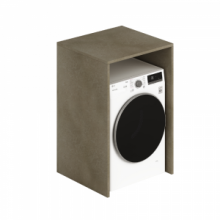 Laundry Copriasciugatrice in legno 71x65x105 Colore argilla