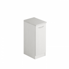 Laundry Mobile Bagno con Anta 36x50x85,5 Colore bianco frassinato