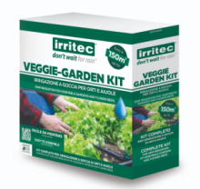 Kit Completo Veggie-Garden per l'Irrigazione a Goccia 150 mq Irritec