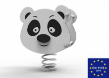 Panda a Molla in Polietilene per Parco Giochi per Bambini - ITALFROM®